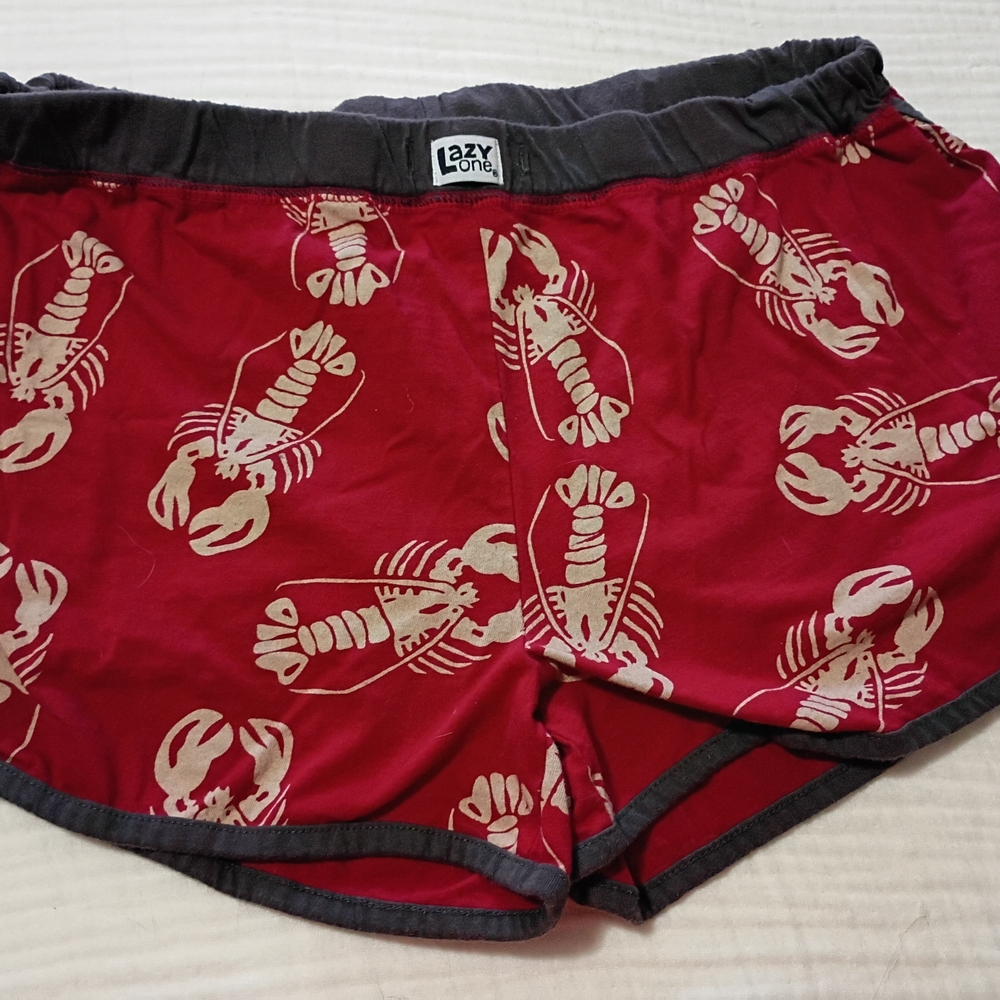 Lazy One Men's Red Lobster Athletic Shorts